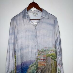 Rachel Zoe Multicolor Button Down Shirt